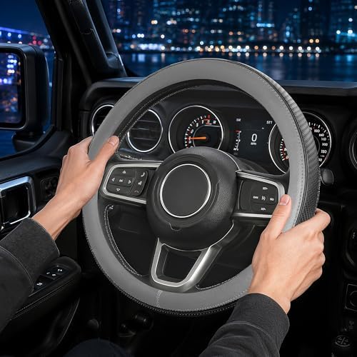 Steering Wheel Cover for Jeep Grand Cherokee Wrangler Compass - Image 5