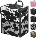Capolo Car Trash Can with Lid, Leakproof Car Garbage Can Car Trash Bag by Capolo