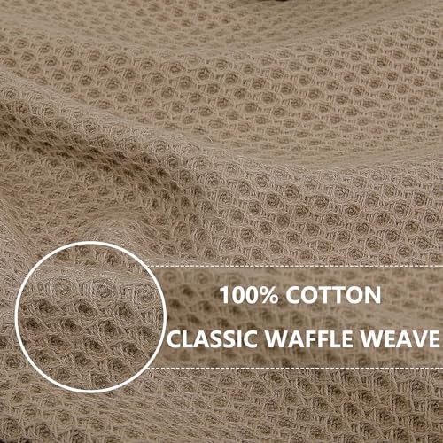 Homaxy 100% Cotton Waffle Weave Kitchen Dish Towels 4-Pack - Image 2
