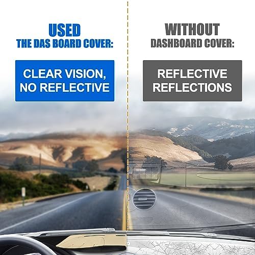 X AUTOHAUX Car Dashboard Cover for Hyundai Sonata 2011 2012 2013 2014 Nonslip - Image 3