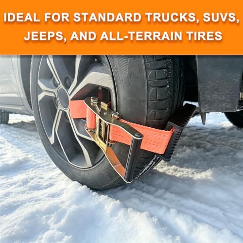 Heavy Duty Tire Traction Straps, 2 Pack - Image 4