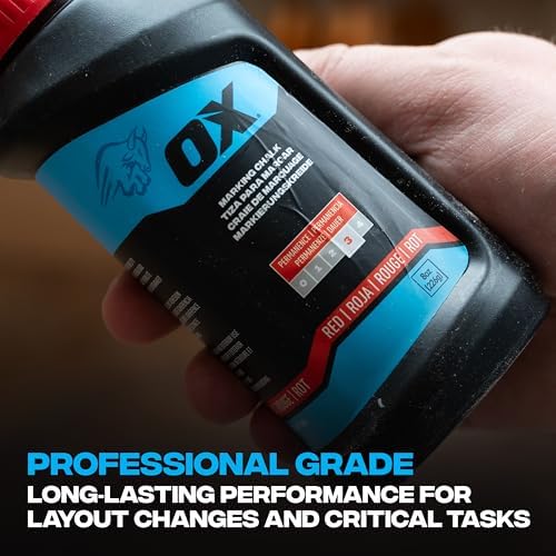 OX Red Chalk Line Powder 8oz Refill - Image 7