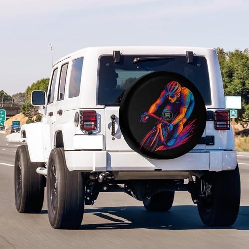 Montain Bycicle Rider Bike Spare Tire Cover - Image 2
