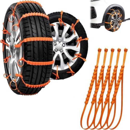New tire anti-skid strips, reusable emergency anti-skid nylon cable ties by Unknown