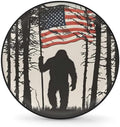 Rv Spare Tire Cover Wheel Bigfoot Forest Flag Tire Covers Wheel Protectors by FengQuGou