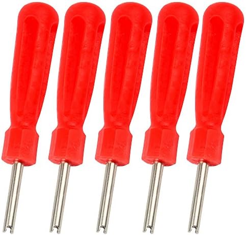 Senzeal 5Pcs Plastic Handle Car Valve Core Removal Single Head Tire Repair Tools by Senzeal