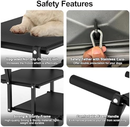 Extra Wide 20" Dog Stairs for Large Dogs, Dog Steps for Car 4 Steps - Image 5