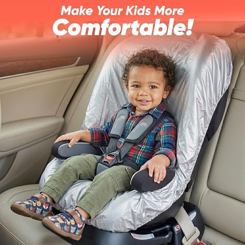 EcoNour Baby Car Seat Sun Shade Cover, Infant Carseat Heat Protector - Image 6