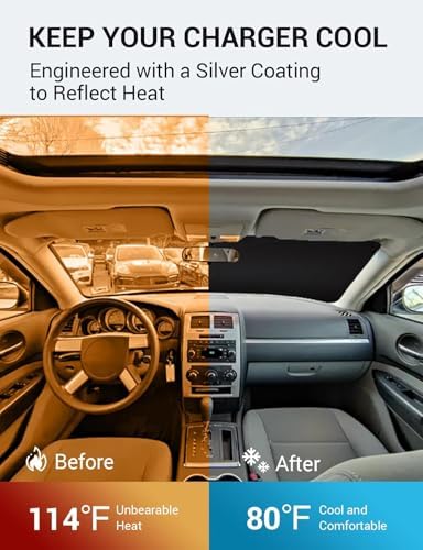 Proadsy Custom Fit Car Windshield Sun Shade - Image 3