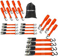 Ratchet Straps, Ratchet Tie Downs，Orange-standard-10ft：8 by KOUPREY