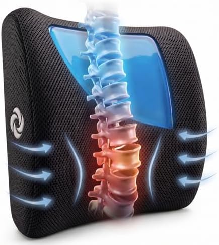 Samsonite Cooling Memory Foam Lumbar Support Pillow by Unknown
