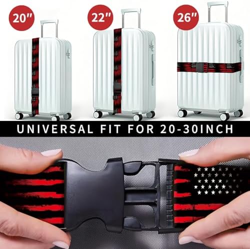 Luggage Straps for Suitcases, Heavy Duty Travel Belt - Image 4
