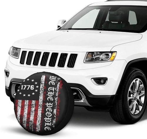 Vintage America American Flag Weatherproof Spare Tire Cover - Image 2