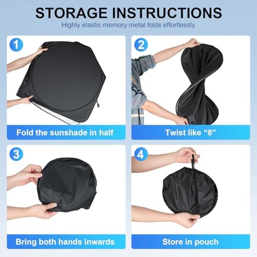 JUSTTOP Windshield Sunshade Custom Fit - Image 5