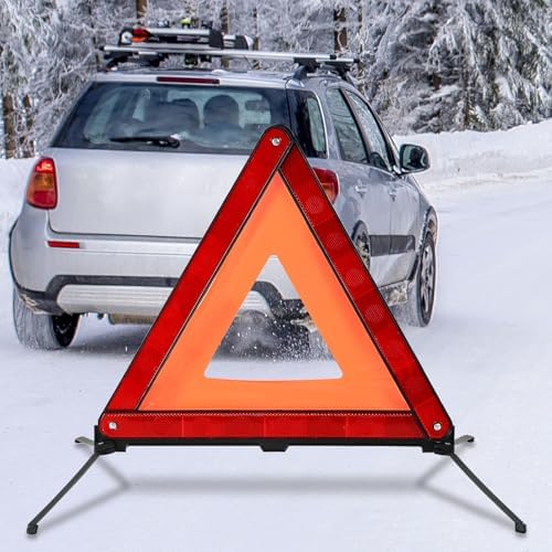 Emergency Warning Triangles 3 Pack Reflective Warning Triangle - Image 2
