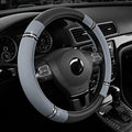 Road Comfort Leather Steering Wheel Cover – Premium Anti-Slip Car Steering by RoadComforts