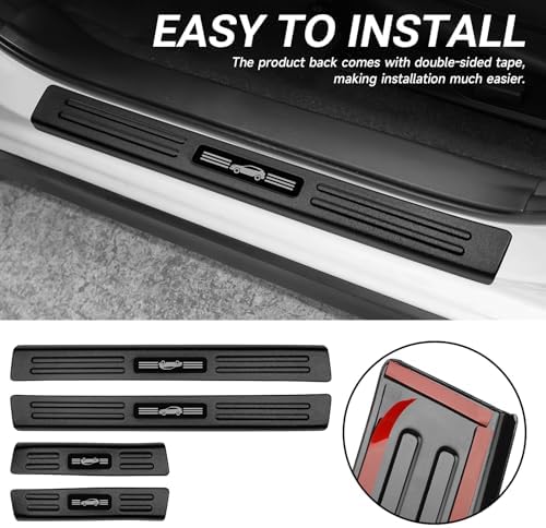 4PCS Door Sill Protector Compatible - Image 5