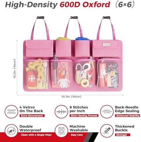 SURDOCA Car Trunk Organizer, LARGE CAPACITY Car Storage Bag - Image 3