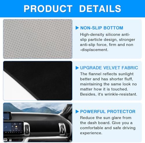 Autorder Dashboard Cover Mat for Ford Expedition 2025 2026 Accessories Dash - Image 6