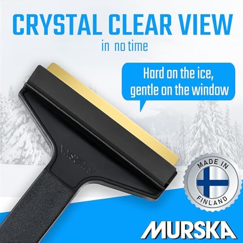 Car Brass Ice Scraper Long Handle Ice Scraper Brass Blade 14, 5 inch Ice Scraper - Image 3
