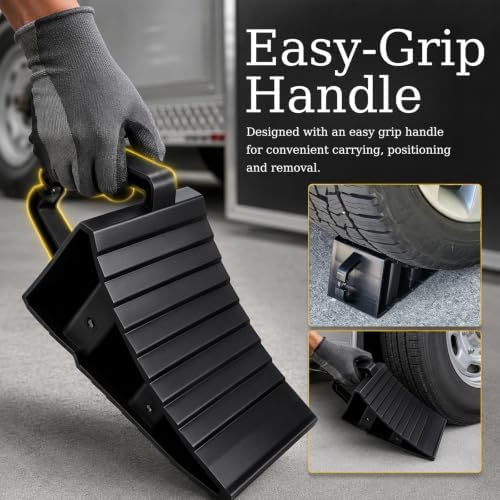 2PCS Anti-Slip Wheel Chocks for Trailers - Image 5