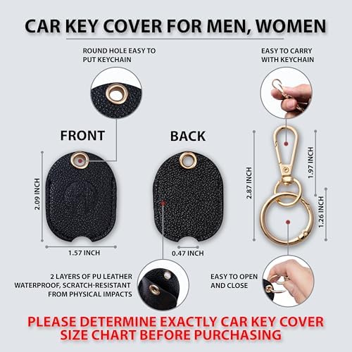 Leather Key Cover for Broken Car Key Loop Replacement - Image 2