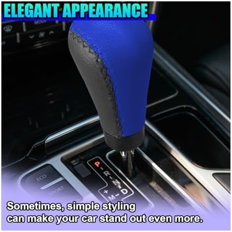 ZIMISI 5 Speed Shifter Knobs, Leather Car Gear Shift Knob - Image 3