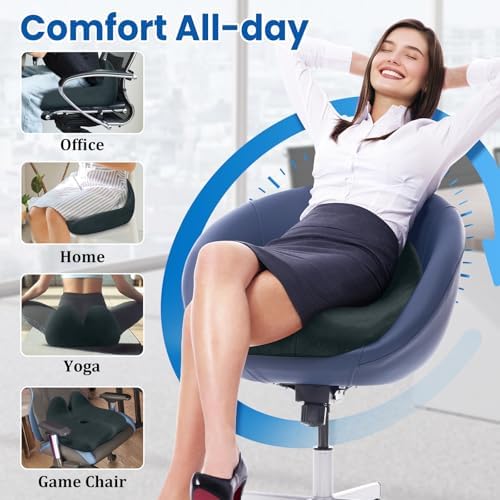CushZone Ergonomic Seat Cushion, Sciatica Support - Image 5