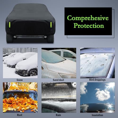 Truck Cover Waterproof Fit for Ford F150 Raptor Chevrolet Silverado 1500 - Image 6