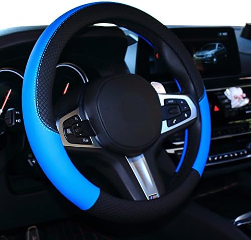 SHIAWASENA Car Steering Wheel Cover, Universal 15 Inch Fit, Anti-Slip & by SHIAWASENA
