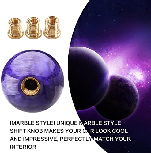 Round Ball Shift Knob Universal Marble Style Gear Shift Knob 5 6 Speed - Image 5