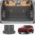 Trunk Mat with Backrest Mat for 2024 2025 2026 Hyundai Santa Fe by Thinzyou