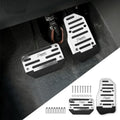 2PCS Non-Slip Car Pedal Covers, Premium Aluminum Alloy Gas and Brake Pedals by Unknown