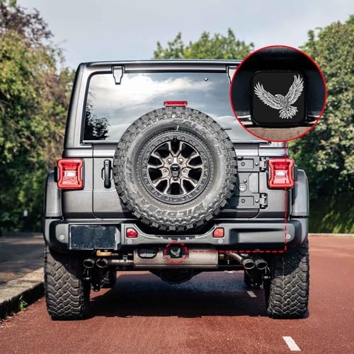 2 Inch Bald Eagle Flying Trailer Hitch Cover Rubber Receiver Tube Plug Cap - Image 6