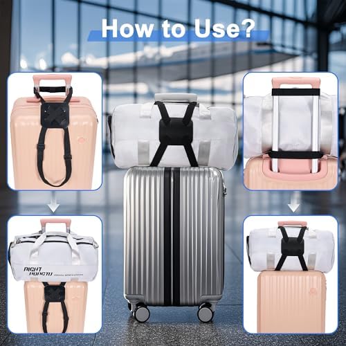 Chelmon Luggage Straps, Ajustable Elastic Bungee Belt - Image 5