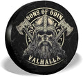 GENANY Viking Shield Art Thick PVC Leather Spare Tire Cover Size 14 by GENANY