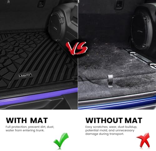 LASFIT Cargo Mat for Jeep Wrangler JL 2018-2026 4 Doors - Image 6