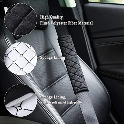 NEPAK 6 Pack Car Seat Strap Pads, Universal Car Seat Belt Pads Cover, Seat Belt - Image 3