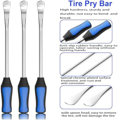 PINKJOY 11.5" Tire Spoon Kit, Motorcycle Tire Changer Tire Removal Tool - Image 6