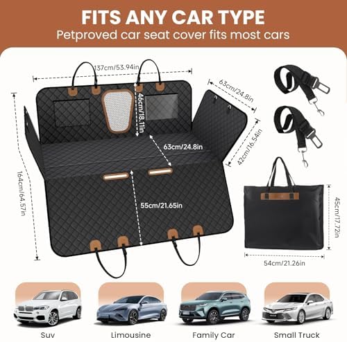 A-Pce 600D Heavy Duty Dog Car Seat Cover - Image 6