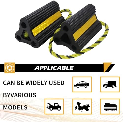 Wheel Chocks for Trailers 1 Pair 2 Pack - Image 4