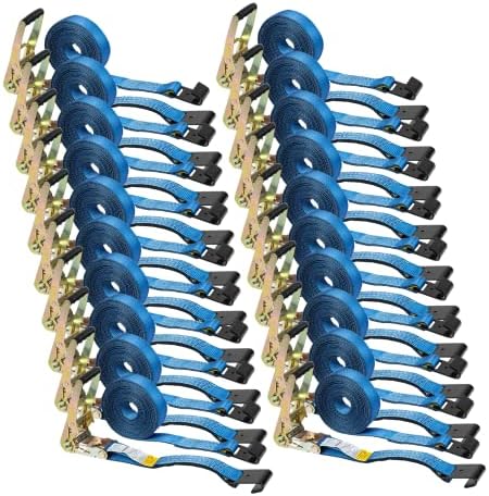 Mytee Products (20 Pack 2" x 30' Ratchet Tie-Down Straps by MyteeProducts