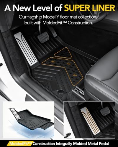 SUPER LINER Tesla New Model Y Juniper Floor Mats 2026 2027, 11-Pcs Set TPE - Image 3