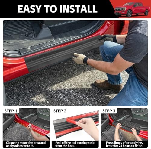 Full Coverage Door Sill Guards Kit Fit - Image 6