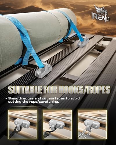 RENO Tie Down Anchor, Aluminum T-Track Rail Cleats Compatible - Image 3