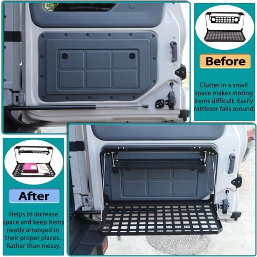 Car Rear Door Storage Tray Compatible - Image 2