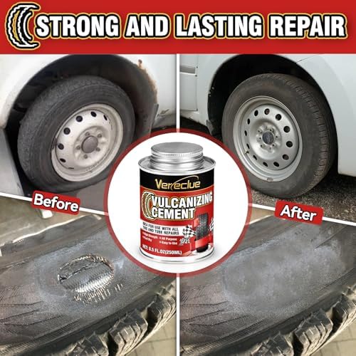 Chemical Vulcanizing Cement, All Purpose Rubber Cement, Heavy Duty Tire Patch - Image 3