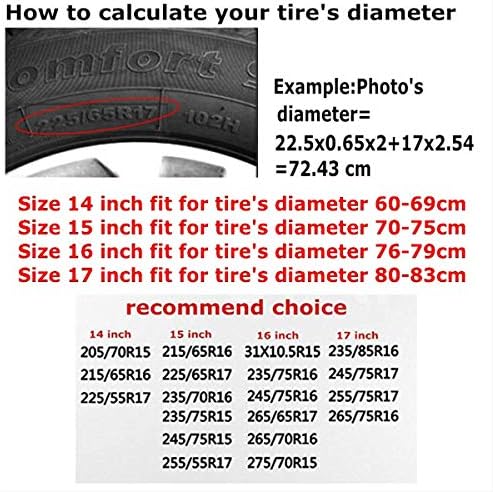 Spare Tire Cover American Flag Polyester Universal Waterproof Corrosion - Image 7