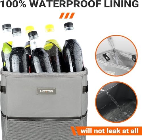 HOTOR Car Trash Can, Leakproof Car Organizer - Image 5