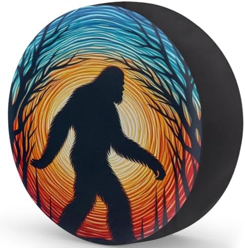 Forest Art Bigfoot Spare Tire Cover Dust-Proof Wheel Protector - Image 2